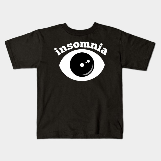 Insomnia Kids T-Shirt by radeckari25